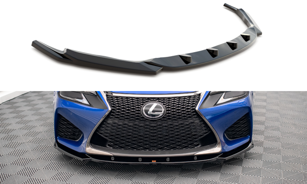 Maxton Front Splitter V.2 Lexus Gs F Mk4 Facelift - Gloss Black