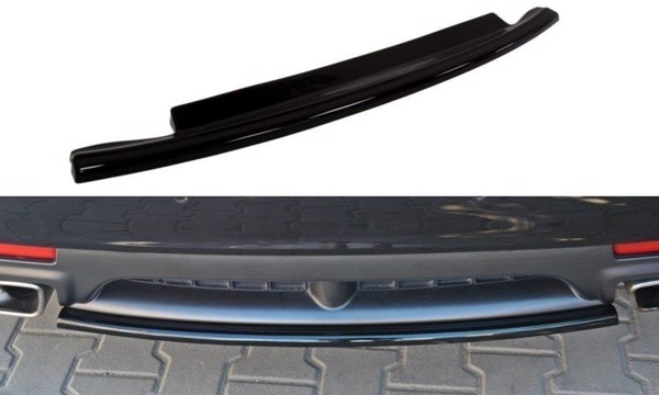 Maxton Central Rear Splitter Saab 9-3 Turbo X - Gloss Black