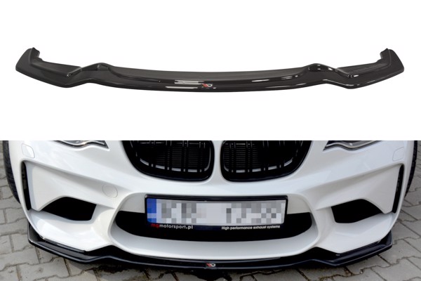 Maxton Front Splitter BMW M2 (F87) Coupé - Gloss Black