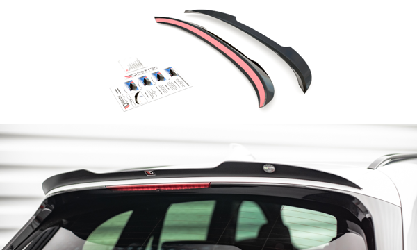 Maxton Spoiler Cap BMW X1 M-Pack F48 - Gloss Black