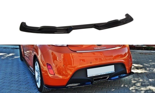 Maxton Rear Splitter Hyundai Veloster - Gloss Black