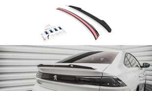 Maxton Spoiler Cap Peugeot 508 Sedan Mk2 - Gloss Black