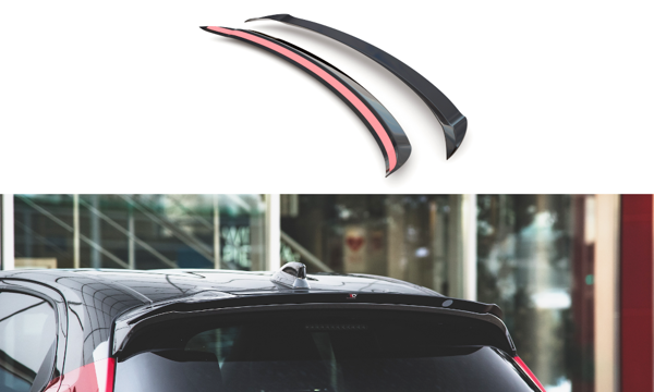 Maxton Spoiler Cap V.1 Toyota Yaris Mk4 - Gloss Black