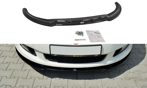 Maxton Front Splitter Fiat Bravo Mk 2 Sport - Gloss Black