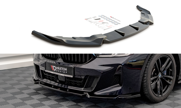 Maxton Front Splitter For BMW 6 Gt M-Pack G32 Facelift - Gloss Black