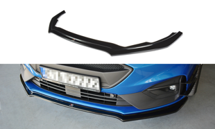 Maxton Front Splitter V.1 Ford Focus St / St-Line Mk4 - Gloss Black