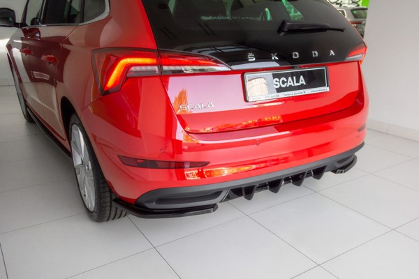 Maxton Rear Valance Skoda Scala - Gloss Black