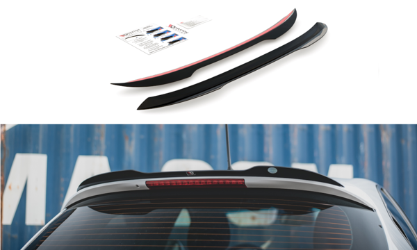 Maxton Spoiler Cap Alfa Romeo Giulietta Facelift - Gloss Black