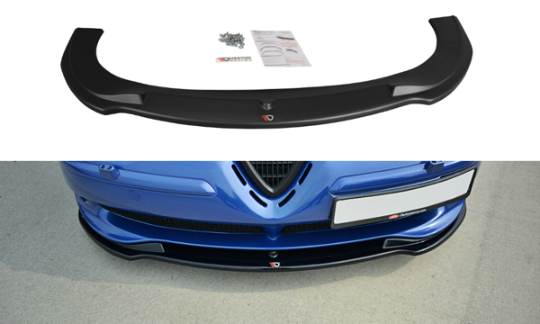 Maxton Front Splitter V.1 Alfa Romeo 156 Gta  - Gloss Black