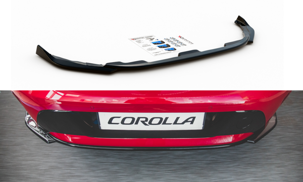 Maxton Central Rear Splitter Toyota Corolla Xii Hatchback - Gloss Black