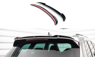 Maxton Spoiler Cap Skoda Karoq Sportline Mk1 Facelift - Gloss Black