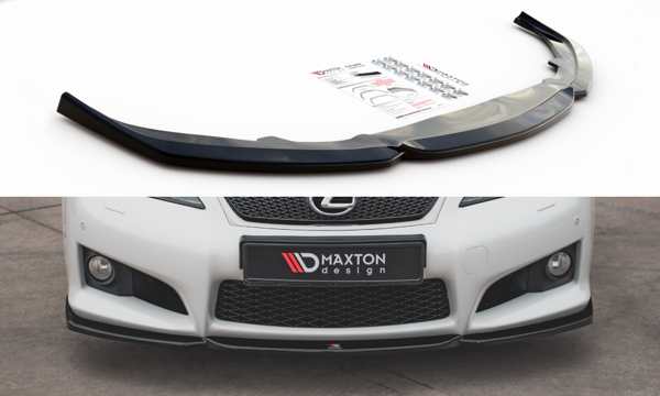 Maxton Front Splitter V.2 Lexus Is F Mk2 - Gloss Black