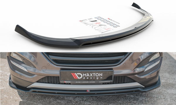 Maxton Front Splitter Hyundai Tucson Mk3 - Gloss Black