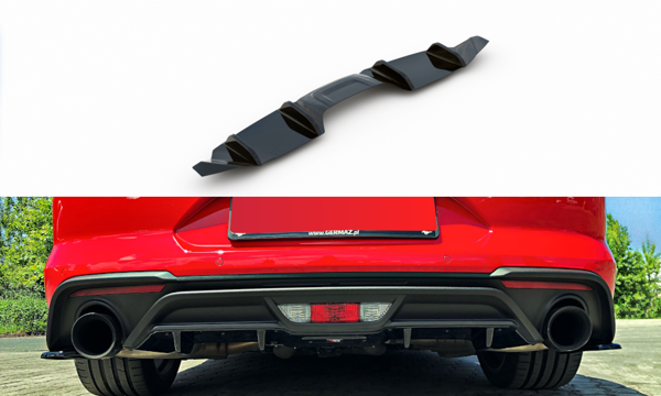 Maxton Rear Valance Ford Mustang Mk. 6 Facelift - Gloss Black