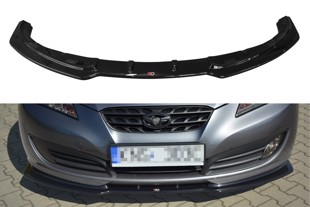 Maxton Front Splitter Hyundai Genesis Coupé Mk.1 - Gloss Black