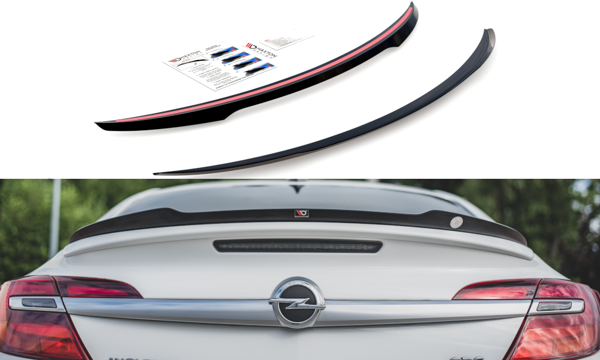 Maxton Spoiler Cap Opel Insignia Mk. 1 Opc Facelift - Gloss Black