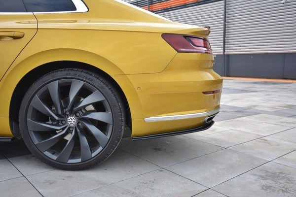 Maxton Rear Side Splitters VW Arteon - Gloss Black