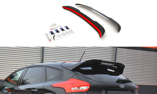 Maxton Spoiler Cap Ford Focus St-Line Mk3 Fl - Gloss Black