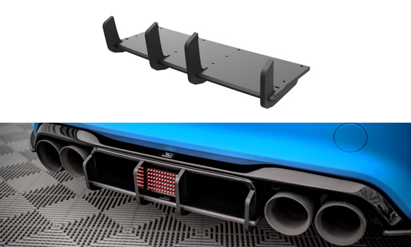 Maxton Street Pro Rear Diffuser BMW M2 F87 - Black