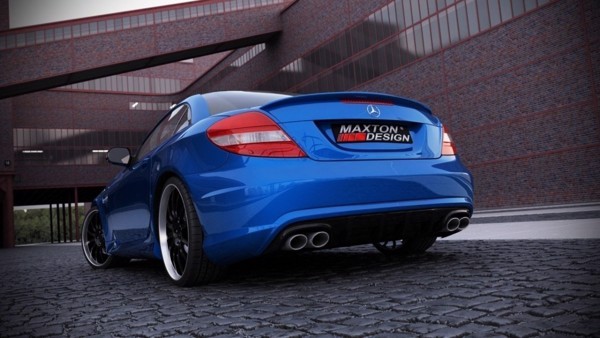 Maxton Rear Bumper Mercedes Slk R171 (Slk R172 Amg Look) - Not primed