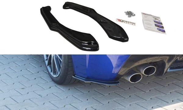 Maxton Rear Side Splitters Lexus Rc F - Gloss Black