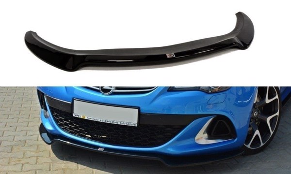 Maxton Front Splitter Opel Astra J Opc / Vxr V.2 - Gloss Black