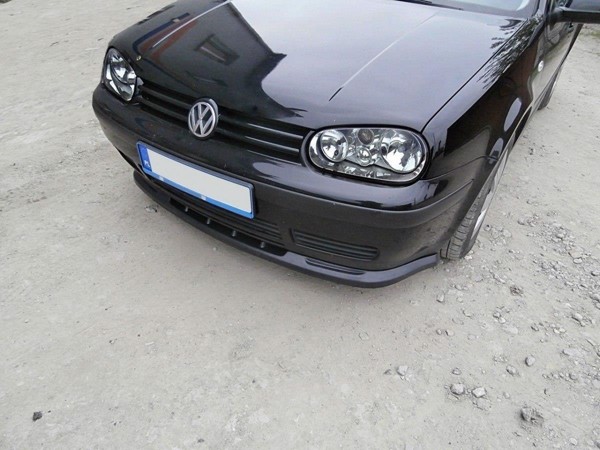 Maxton Front Splitter VW Golf Iv - Gloss Black