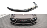 Maxton Front Splitter V.1 Porsche Panamera E-Hybrid 971 - Gloss Black