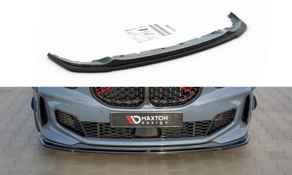 Maxton Front Splitter For BMW 1 F40 M-Pack/ M135I  - Gloss Black