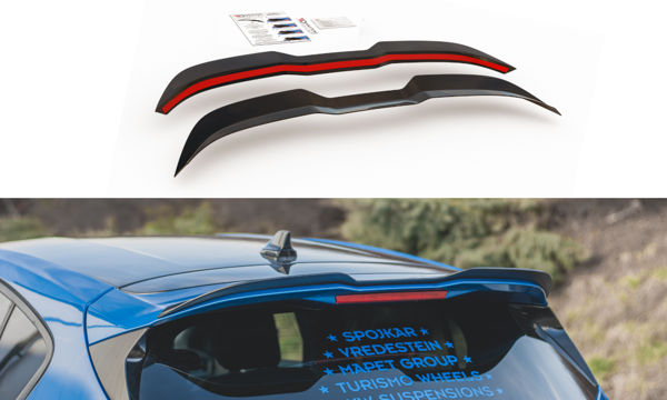 Maxton Spoiler Cap V.1 Ford Focus St Mk4 - Gloss Black