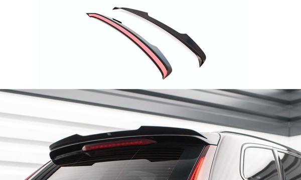 Maxton Spoiler Cap Volvo Xc60 Mk2 R-Design - Gloss Black