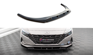 Maxton Front Splitter Hyundai Elantra Mk7 - Gloss Black