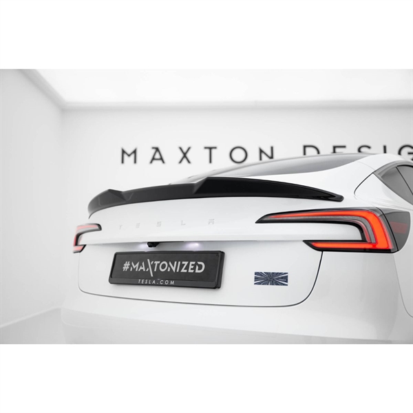 Maxton Spoiler Cap 3D Tesla Model 3 Performance Mk1 Facelift
