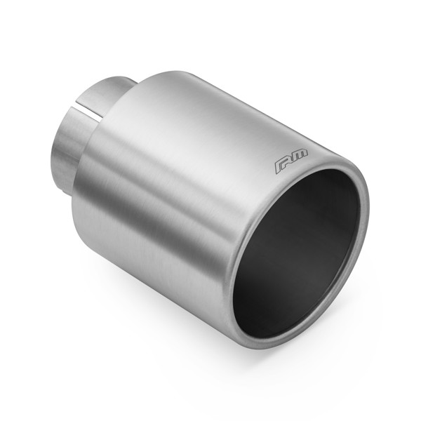 RM Motors RM Motors satin stainless steel exhaust tip KPZS Inlet diameter - 63,5 mm, Tip diameter - 89 mm, Including the clamp - Yes