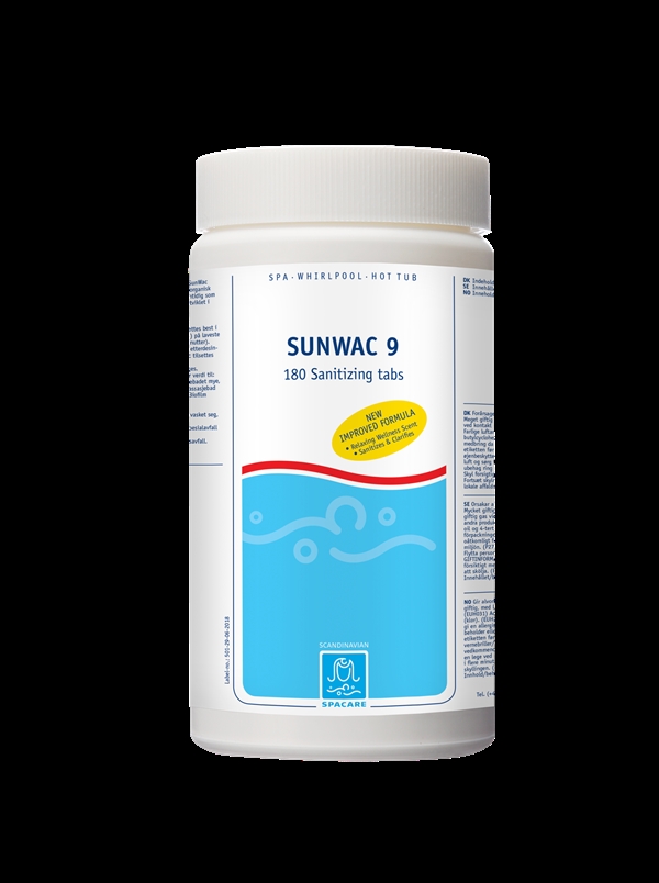 SpaCare SunWac 9 - 180 Tabs